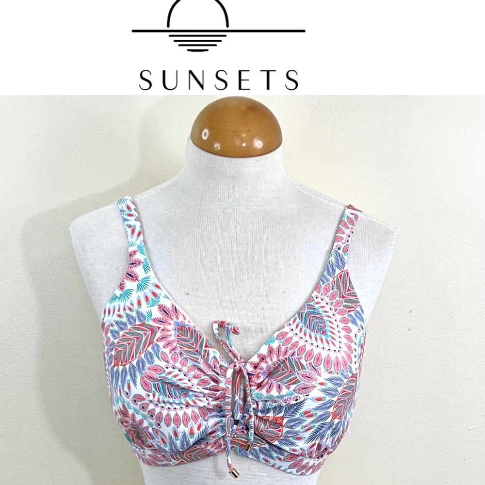 Sunsets Vivid Plumes kauai Keyhole Bikini Top